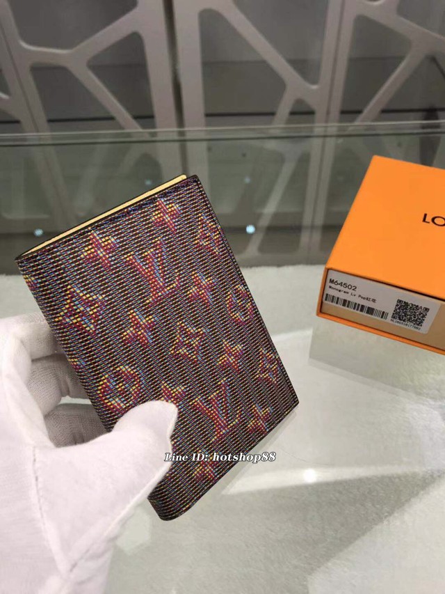 路易威登LV護照夾 M64502紅花 2019秋冬新款護照夾 LV護照封套 xxlv1904